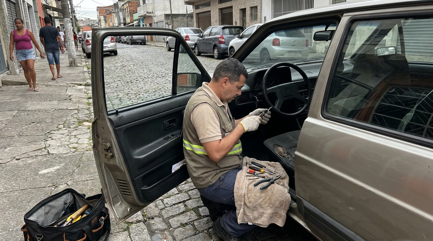 Extração de Chave Quebrada em Teresina‑PI